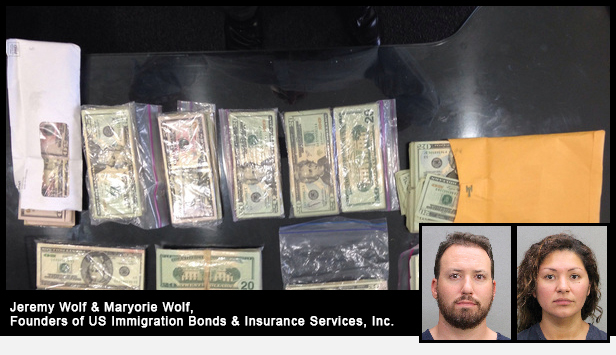 Money stolen by US Immigration Bonds owners Jeremy and Mayorie Wolf